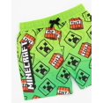 thumbnail image 3 of Minecraft Boys Green Swim Shorts, 3 of 6