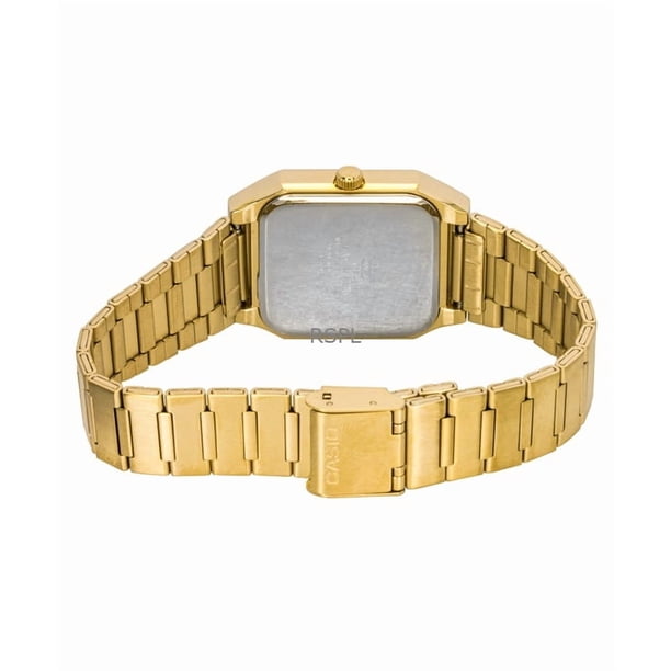 Casio Standard Analog Stainless Steel Gold Dial Quartz MTP-B185G