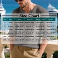 thumbnail image 2 of Wdfiry Men's Tops Solid Color Loose Plus Size Henley Tshirt Comfortable Fall Button Crewneck Long Sleeve Undershirts, 2 of 9