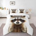 thumbnail image 2 of Erosebridal Ensembles de Douillette pour Enfants Raton Laveur Format Simple, Douillettes et Couettes Kawaii Faune, Décor Thème Animal, Réversible 2 Pcs, 2 of 7