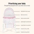 thumbnail image 3 of Dream On Me Lacy, Portable 2-in-1 Bassinet and Cradle, #442, 3 of 7