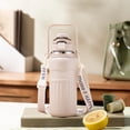 thumbnail image 1 of EGNMCR Home Decor, Room Decor 316 Stainless Steel Insulation Cup Large Capacity Double Drinking Cup Lid Insulation Cup Portable Handheld Strap Insulation Straw Cup Stainless Steel Insulated Cup, 1 of 6