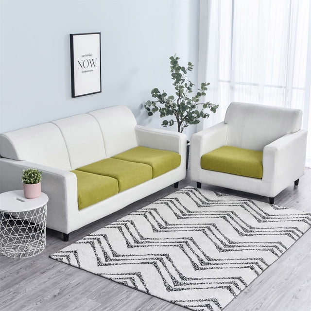 Sofa Sets for Living Room 3 Piece Cushion Sofa Seat Cover Tightly Wrapped Protection Plush Fiber Living Room 3 Piece Living Room Set Cushion Covers for Living Room Sofa Seat Cushion Covers