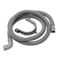 thumbnail image 1 of Tuyau d'Évacuation Universel à Coude Flexible avec Support pour Laveuse Machine à Laver 2,5 m, 1 of 8