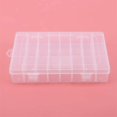 thumbnail image 2 of Compartment Crafts Storage Box Bead Organiser Case Clear Adjustable Jewelry Bead Container Case for Jewellery Making,24 Grids, 2 of 5
