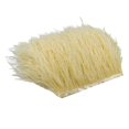 thumbnail image 2 of serony 1 Yard Dyed Ostrich Feather Fringe Trim Ribbon Embellishment Beige, 2 of 5