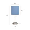 thumbnail image 3 of LimeLights Stick Lamp with USB charging port and Fabric Shade, 3 of 8