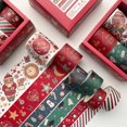 thumbnail image 1 of Sticker 6 Rolls Washi Tape Christmas Design Wafu Kawaii Masking Sticker Decor for Decoration, 1 of 6