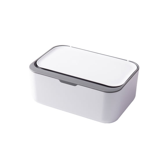 DPTALR Baby Wipes Dispenser, Wipe Holder With Lids Diaper Wipes Case For Bathroom Refillable Wipe Container With Sealing Design, Flushable Bathroom Storage Case Box