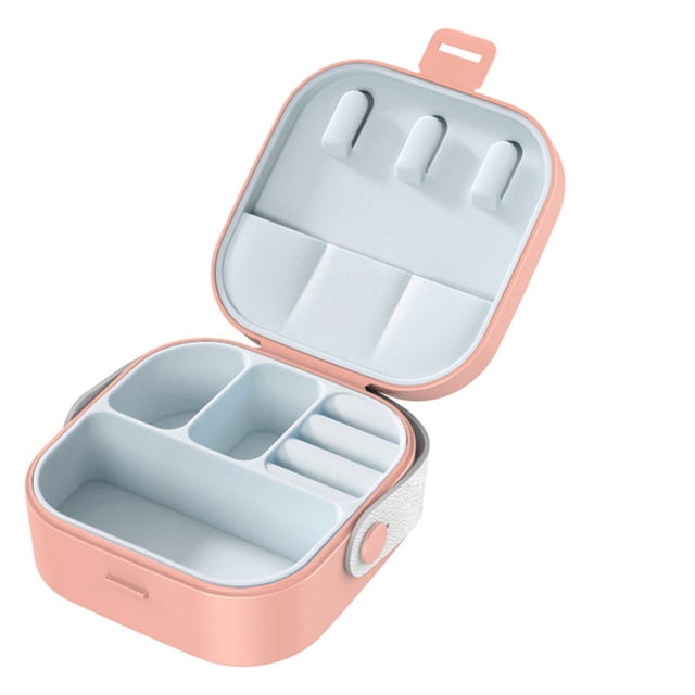 Earring Ring Jewelry Display Storage Box Case Organizer Flannel Tray Gift