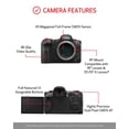 thumbnail image 3 of Canon EOS R5 C Appareil Photo Sans Miroir (Boîtier Seulement), Capteur CMOS 45 Mégapixels, Caméra Cinéma Hybride Plein Cadre, Enregistrement RAW Interne 8K/60P, Monture RF, Noir, 3 of 4