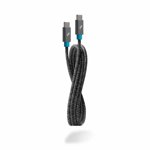 Nimble PowerKnit USB-C to USB-C 3ft 60W PD Fast Charge Cable Space Gray