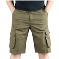 thumbnail image 1 of FAIWAD Shorts Cargo pour Hommes Décontractés Classiques Jusqu'aux Genoux à Multiples Poches Pantalons Capri Extensibles Shorts Décontractés d'Extérieur, 1 of 5