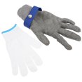 thumbnail image 1 of Greensen Anti‑Cutting Steel Gloves Level 5 Safety Universal Stainless Steel for Hand Protection,Level 5 Safety Stainless Steel Gloves,Level 5 Safety Gloves, 1 of 8