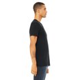 thumbnail image 3 of BELLA+CANVAS T-Shirt Jersey à Col en V pour Homme, TP, Noir Vintage, 3 of 3