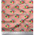 thumbnail image 1 of Soimoi Rayon Fabric Leaves Tropical Fabric Prints By Yard 56 Inch Wide, 1 of 1