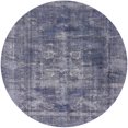 thumbnail image 1 of Ahgly Company Tapis d'Intérieur Lavables à la Machine, Ronds Industriels Modernes Pourpre Raisin, 7' Ronds, 1 of 7