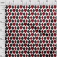 thumbnail image 3 of oneOone Cotton Flex White Fabric Poker Card Sewing Craft Projects Fabric Prints By Yard 40 Inch Wide, 3 of 4