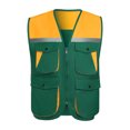 thumbnail image 1 of Mineart Safety Vest for Men Reflective Hi Vis Zip Up Work Waistcoat Multi Pocket for Outdoor Working, 1 of 4