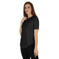 thumbnail image 3 of Inkmeso Regular Fit Solid Round NeckTop For Womens Casual Short Sleeves Soft Tee Tops, 3 of 7