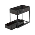 thumbnail image 2 of Under Sink Organizer | Pull Out Storage Rack for Kitchen & Bathroom Cabinets | Multi-Purpose Plastic Drawer Organizer for Laundry Room and Home Storage | 1 Piece, 2 of 6