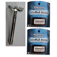 thumbnail image 1 of Rasoir de Sûreté à Double Tranchant + Lames de Rasoir à Double Tranchant Wilkinson Sword, 10 Unités (Lot de 2), 1 of 1