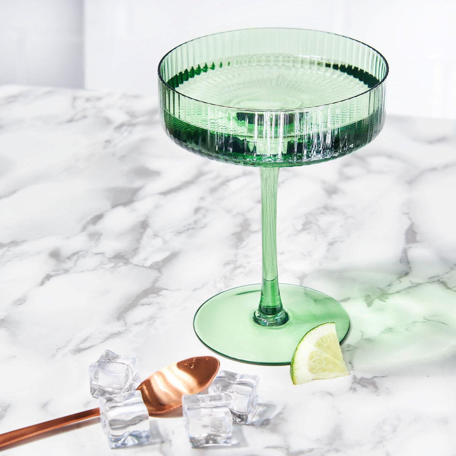 Ribbed Cocktail Coupe 290 ml, Set of 4