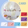 thumbnail image 3 of Redempat 1/2/3/5 50pcs Add Touch Of Sophistication With Heart Hollow Table Namecards Empty blue 1 Pc, 3 of 6