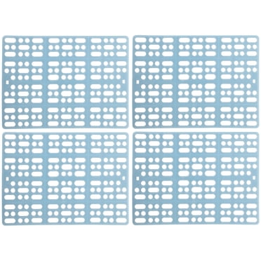 4 Pcs Tapis de Repos pour Cage en Matériau Durable et Sécuritaire pour Lapins
