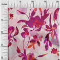 thumbnail image 2 of oneOone Georgette Viscose Fuschia Pink Fabric Abstract Ink Texture Craft Projects Decor Fabric Printed By The Yard 42 Inch Wide, 2 of 5