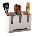 thumbnail image 1 of Grid Chopstick Basket Drain Fast Cage Chopstick Grid Chopstick Basket Tube Rack Household Tableware Chopsticks Spoon Storage Box for Storing Tableware, 1 of 9