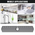 thumbnail image 2 of mmirethe Sink Spatter Guard For Kitchen Food Grade Materials Easy To Store Wide Application No Cracking gray 76*14.5cm 1Set, 2 of 6