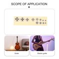 thumbnail image 4 of 3 Pcs Autocollants Carrés Croix Guitare Instrument de Musique Décalcomanies Guitare Électrique, 4 of 8