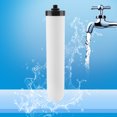 thumbnail image 1 of Ceramic Water Filter High Efficiency 0.1m Filtration System with Activated Carbon Core for Gravity Water Purifier Systems White 9.8 X 1.9 Inches, 1 of 7