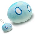 thumbnail image 1 of 2PC Fire Slime Plush Pillow with Keychain, Slime Stuffed Animal Toys, Water, 1 of 6