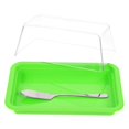 thumbnail image 4 of YOPTOP Butter Dish Container Cheese Keeper Holder Storage Tray Saver Plastic Food Covered French Box Containers Sliced Lid, 4 of 7