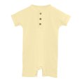 thumbnail image 1 of Timegard Baby Clothes Newborn Infant Ribbed Short Sleeve Rompers Onesie Summer Comfy Toddler Clothing, 1 of 5
