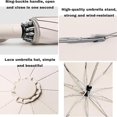 thumbnail image 4 of Breliio Umbrella - Mini Clip Umbrellas, Breliio Travel Umbrella Lightweight Compact, Folding and Portable, Reflective Safety Strip, Dual Use on Sunny and Rainy Days, 12 Ribs, 4 of 9
