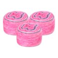 thumbnail image 1 of Unique Bargains Gradient Cake Cotton Acrylic Wool Mixed Purple Pink Yarn, 300g, 3 Pack, 1 of 8