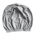 thumbnail image 4 of Siruishop Ottoman Cover Removable Solid Color Foot Stool Cover for Bedroom Living Room Gray, 4 of 8