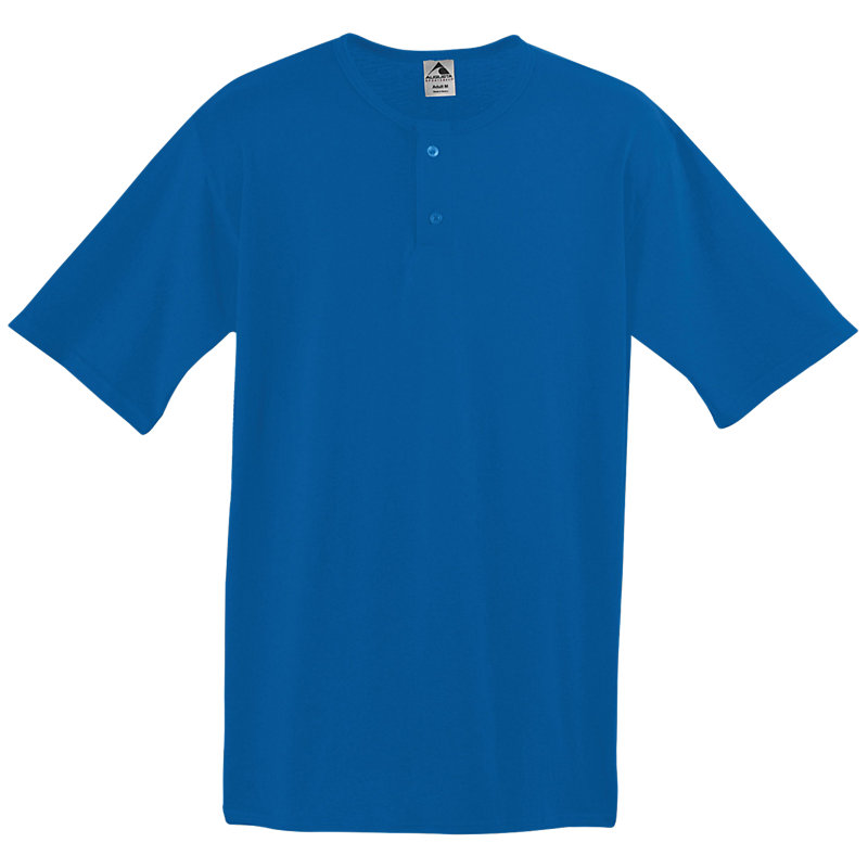 Two-Button Baseball Jersey 3Xl Royal