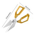 thumbnail image 3 of Gold Stainless Steel Kitchen Scissors, Heavy Duty Multifunctional Food Shears, Meat Scissors, Bone Scissors, Vegetable Cutting Scissors, Dishwasher Safe, Kitchen Tools, Cooking Scissors, Food Shears, 3 of 6