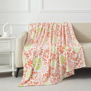 Mainstays Plush Throw Blanket Retro