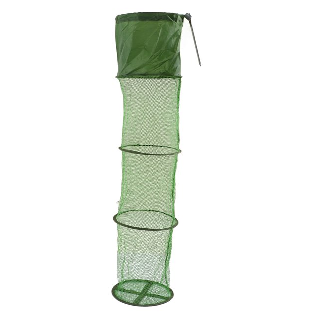 Cage de Filet de Pêche, Processus de Couture Transversale Portable Séchage Facile Rotor Universel Prévention des Rayures Cage de Filet de Pêche Pliable pour Accessoires de Pêche S