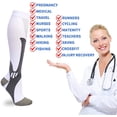thumbnail image 3 of Compression Socks 20-30 mmHg for Men Women Medical Nurses Athletic Travel, 3 of 7