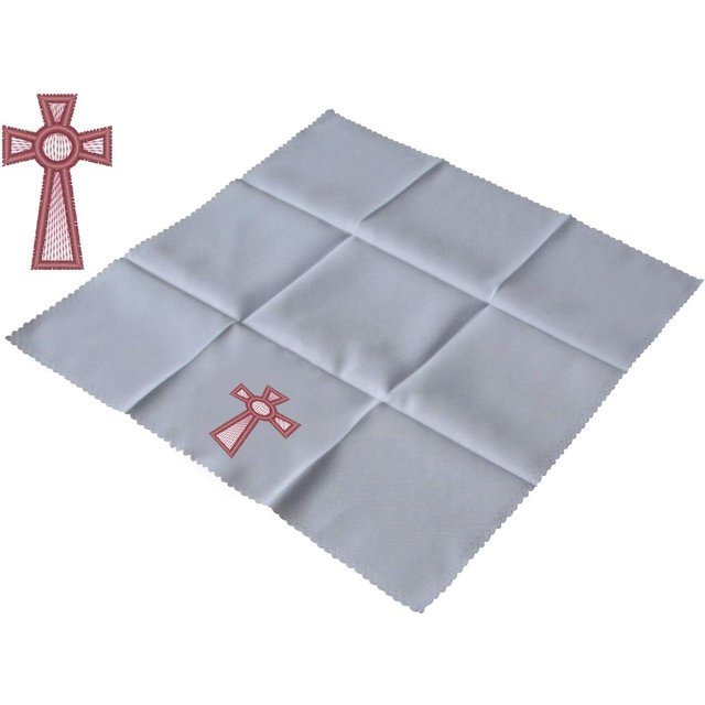BLESSUME Calice Carré pour Autel d'Église, Caporal, Tissu d'Autel (F)