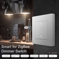 thumbnail image 5 of Interrupteur Variateur Intelligent pour Gradation de Lumière Zigbee Application Travail Maison Gradable 1-3 Gang Gris 2 Gang, 5 of 5