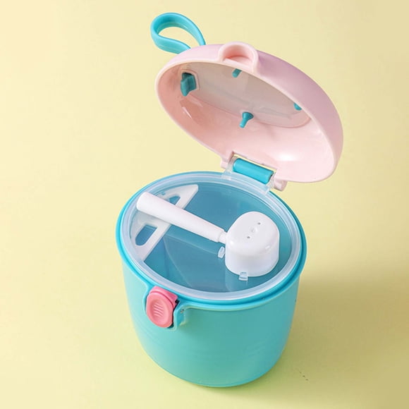 Agiferg Baby Milk Storage Infant Toddler Portable Milk Powder Box Dispenser Food Container Kids Food Storage Snack Box 440ml