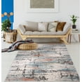 thumbnail image 1 of LaDole Rugs Blue Ivory Red Multicolor Rustic Abstract Modern Area Rug Carpet For Living Room Bedroom, 1 of 5