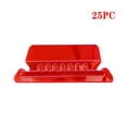 thumbnail image 2 of 25 Pcs File Folder Tabs,Hanging Folder Tabs, Transparent Hanging File Folder Tabs,3 Inch Plastic Tabs For File Folders,Plastic Tabs For Hanging Folders, Hanging Folder Tabs For School,Red, 2 of 8